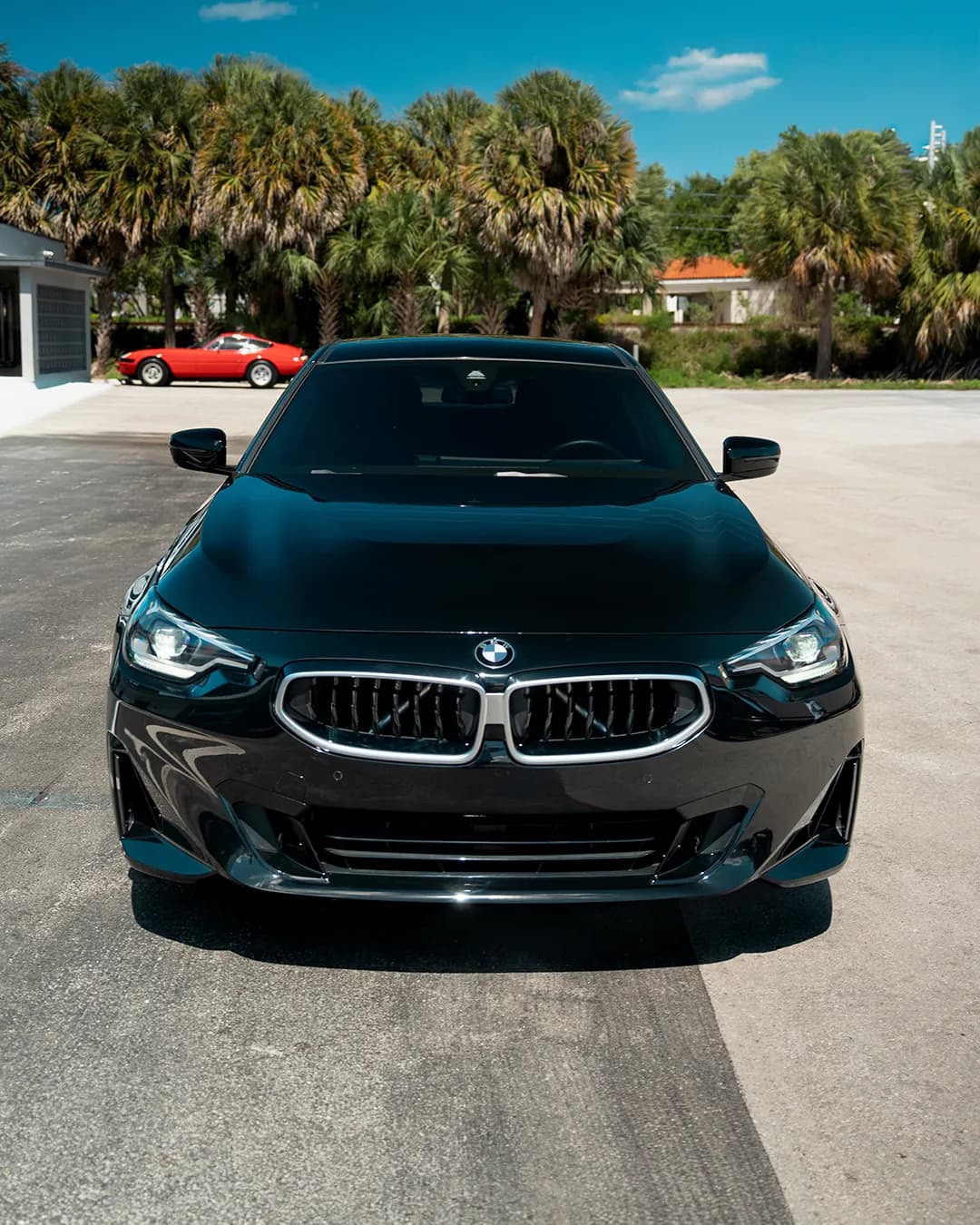 BMW 2 Series front end restored to factory condition, Boca Raton