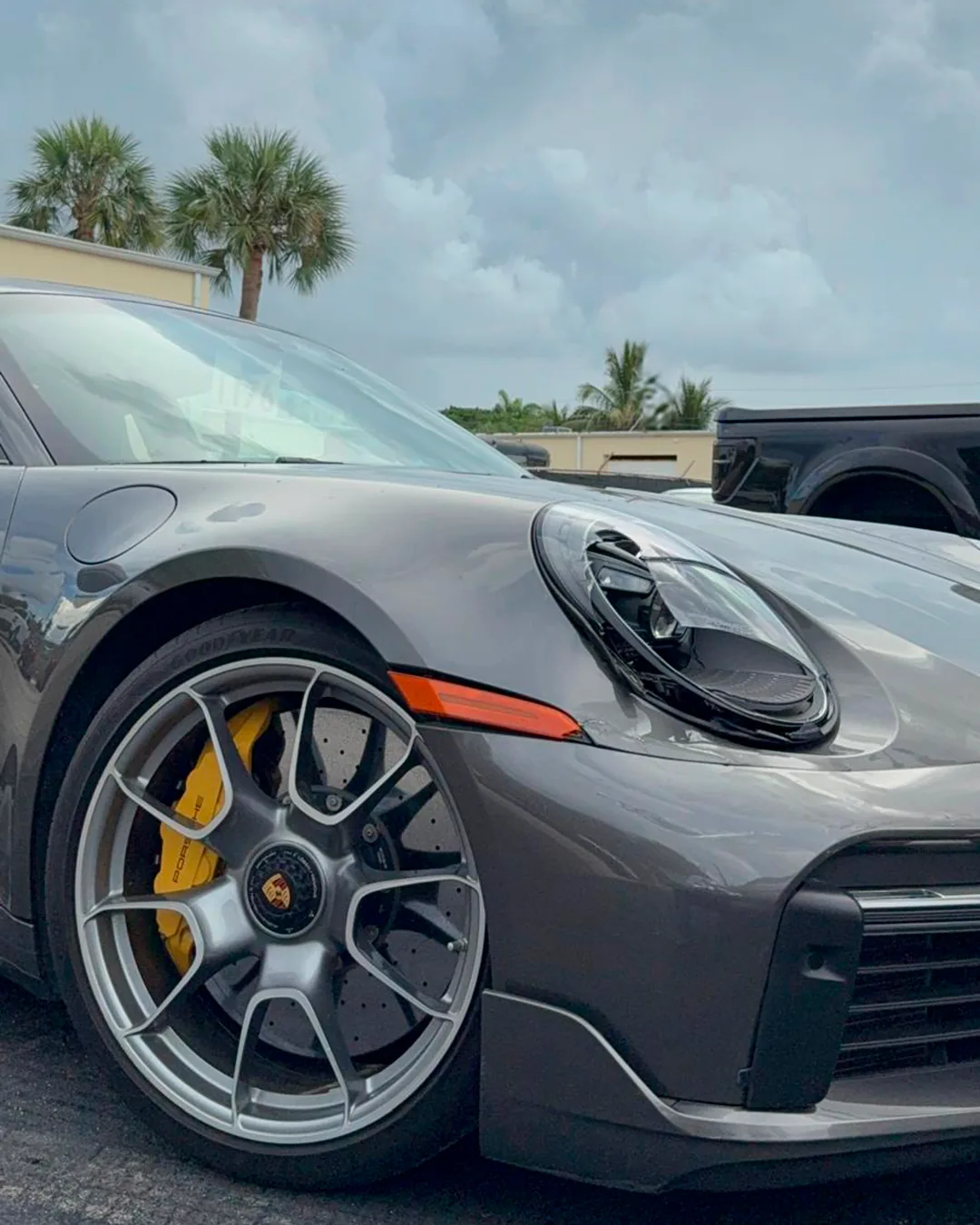 Porsche 911 Turbo after OEM-certified collision repair at HA Collision Repair, Boca Raton
